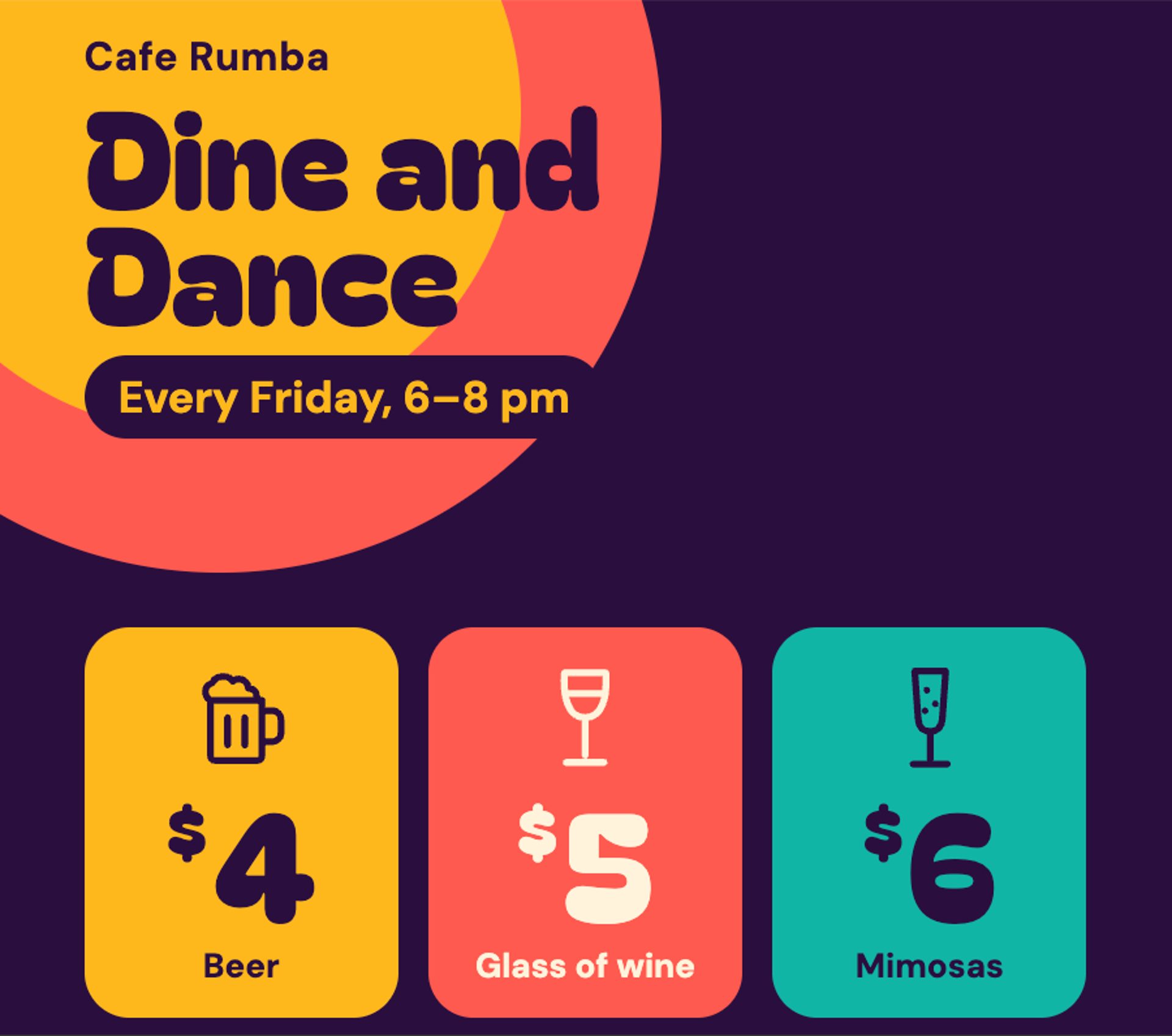 Dine and dance at Rumba Cafe